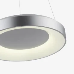 Paul Neuhaus Lampa wisząca LED z pilotem srebrna KETO ANIKA
