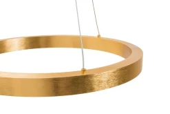 Lampy Wiszące|Zumaline Lampa wisząca LED złota CARLO 40 cm