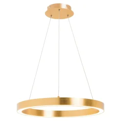 Lampy Wiszące|Zumaline Lampa wisząca LED złota CARLO 60 cm