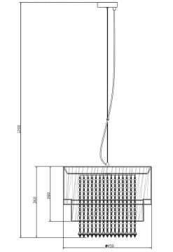 Lampy Wiszące|Zumaline Lampa wisząca LETA RLD93350-L1W