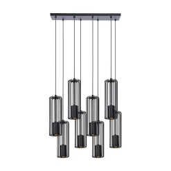 inny Lampa wisząca listwa czarna FALCON 8