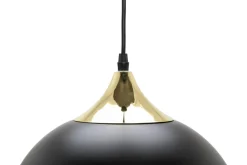 Zumaline Lampa wisząca loftowa czarno-złota SARDA