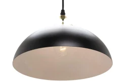 Zumaline Lampa wisząca loftowa czarno-złota SARDA