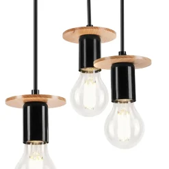 Lampy Wiszące|inny Lampa wisząca loftowa czarna ANGELINA 5