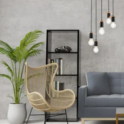 Lampy Wiszące|inny Lampa wisząca loftowa czarna ANGELINA 5