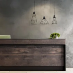 Lampy Wiszące|TK Tomasz Krywult Lampa wisząca loftowa MODESTO BLACK III