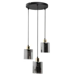 Lampy Wiszące|TK Tomasz Krywult Lampa wisząca loftowa złota SIERRA III