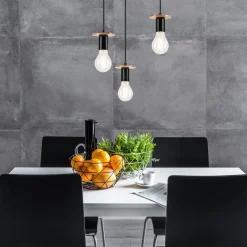 inny Lampa wisząca modern czarna ANGELINA 3