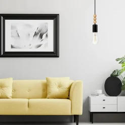 inny Lampa wisząca modern czarna SIMON