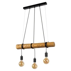 Spot - Light Lampa wisząca na drewnianej belce DULCE