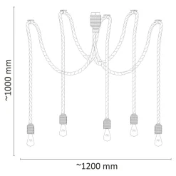 Lampy Wiszące| Lampa wisząca pajączek ROPE