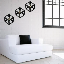 Lampy Wiszące| Lampa wisząca 3-punktowa czarna SWEDEN