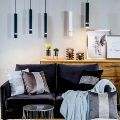 Luminex Lampa wisząca RENO czarna