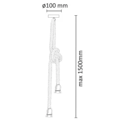 Lampa wisząca ROPE PRP