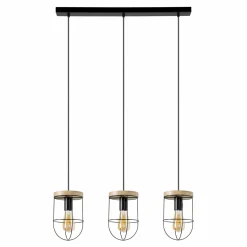 Lampy Wiszące|Spot - Light Lampa wisząca rustykalna drewno dębowe RENO III