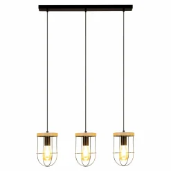 Lampy Wiszące|Spot - Light Lampa wisząca rustykalna drewno dębowe RENO III