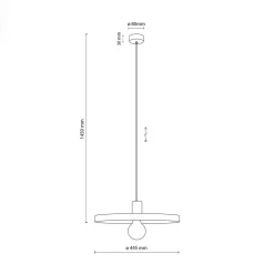TK Tomasz Krywult Lampa wisząca SILA GREEN PEAPOD fi 44,5 cm