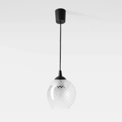 Lampy Wiszące|TK Tomasz Krywult Lampa wisząca tranparentny klosz MIX fi 18 cm