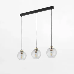 Lampy Wiszące|TK Tomasz Krywult Lampa wisząca transparentna listwa DEVI 3