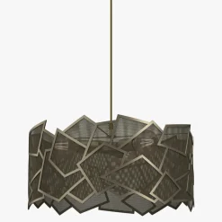 Lampy Wiszące|Luminex Lampa wisząca tytanowe złoto CAMO III