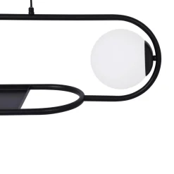 Lampy Wiszące|inny Lampa wisząca z miejscem na kwiaty czarna FINESTRA