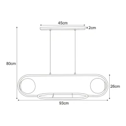 Lampy Wiszące|inny Lampa wisząca z miejscem na kwiaty czarna FINESTRA