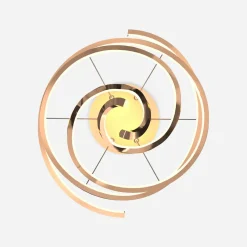 Lampy Wiszące|Zumaline Lampa wisząca złota COCO na pilota