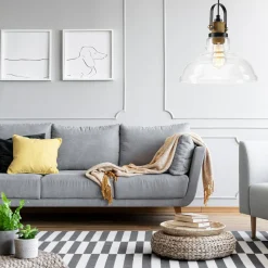 Lampa wisząca złota patyna MATTEO