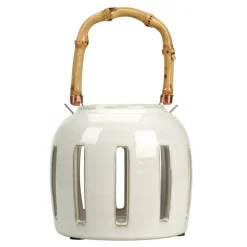 inny Lampion z bambusowym uchwytem MIX 14x14 cm