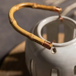 inny Lampion z bambusowym uchwytem MIX 14x14 cm