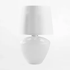 Lampy Stołowe|TK Tomasz Krywult Lampka nocna biała FIORD