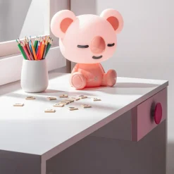Dzieci Zumaline Lampka nocna LED różowa KOALA