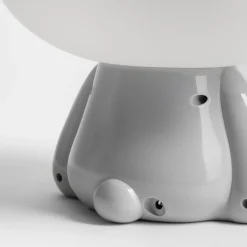 Lampki Nocne|Lampy Do Pokoju Dziecięcego|Zumaline Lampka nocna LED szara KOALA