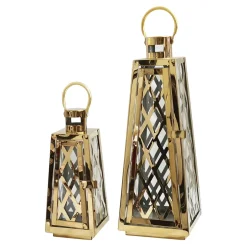 Latarenka / lampion złota 35 cm