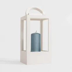 inny Latarenka drewniana biała 35 cm