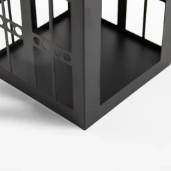 inny Latarenka metalowa czarna DOMEK 32 cm