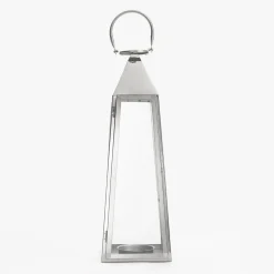 Świece, Świeczniki I Latarenki|inny Latarenka z uchwytem na tealight srebrna 48,5 cm