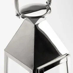 Świece, Świeczniki I Latarenki|inny Latarenka z uchwytem na tealight srebrna 48,5 cm