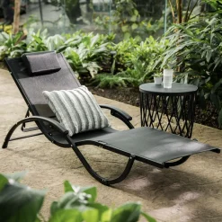 inny Leżak ogrodowy czarny JADAX