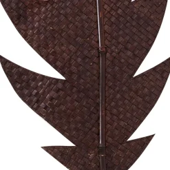 Sztuczne Kwiaty, Rośliny I Gałązki| Liść ozdobny rattan brązowy 118 cm