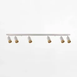 inny Listwa ARRAS 6 reflektory biała złota