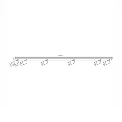 inny Listwa ARRAS 6 reflektory biała złota