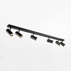 inny Listwa NICEA 6 reflektory czarna złota