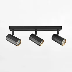 Listwy Oświetleniowe|Wszystkie Lampy Sufitowe|inny Listwa NICEA 3 reflektory czarna złota