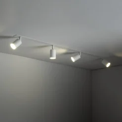 Listwy Oświetleniowe|Wszystkie Lampy Sufitowe|TK Tomasz Krywult Listwa podtynkowa 4 reflektory biała NEX