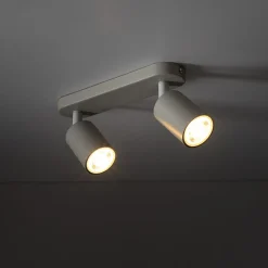 Listwy Oświetleniowe|Wszystkie Lampy Sufitowe|TK Tomasz Krywult Listwa podwieszana 2 reflektory beżowa LIVIA