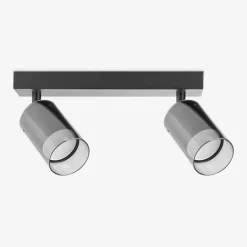 Zumaline Listwa podwieszana 2 reflektory czarna REN