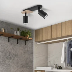 TK Tomasz Krywult Listwa podwieszana rustykalna 2 spoty COVER WOOD