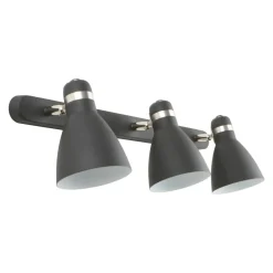 Zumaline Listwa 3-punktowa czarna niklowana DELTA