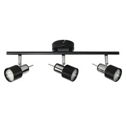 Listwy Oświetleniowe|Wszystkie Lampy Sufitowe|LED-POL Listwa 3-punktowa czarna ORO STERNA